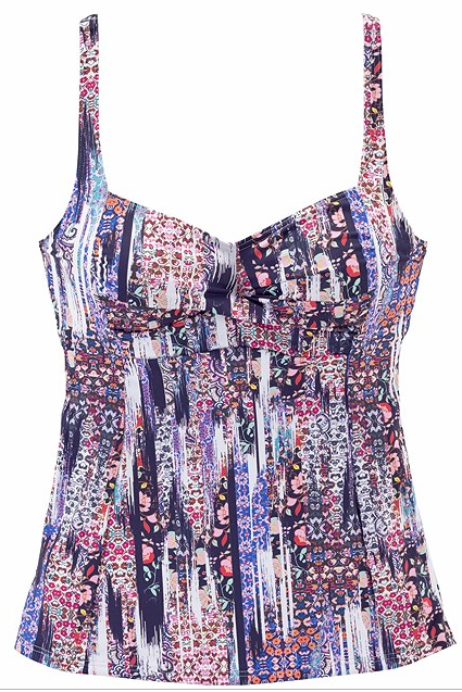 Print Underwire Tankini Set