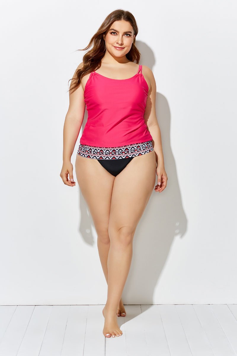 SALSA LOOP STRAP BLOUSON TANKINI TOP and Panty