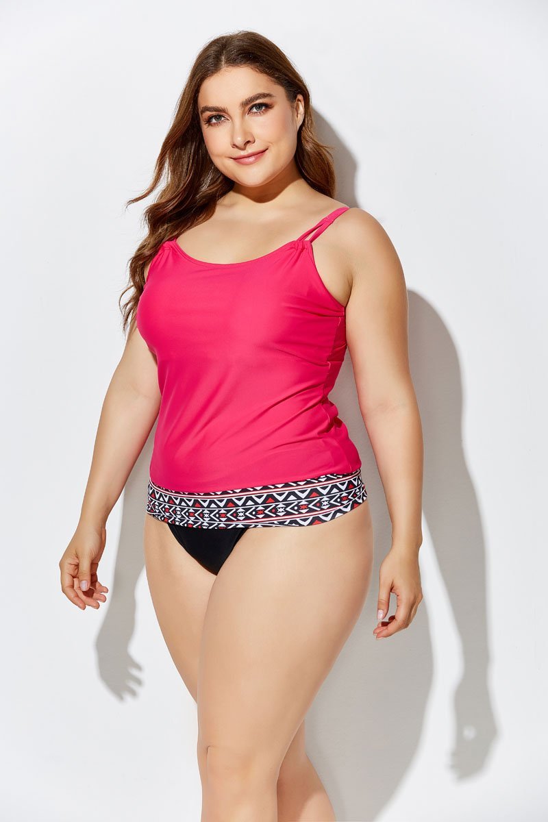 SALSA LOOP STRAP BLOUSON TANKINI TOP and Panty