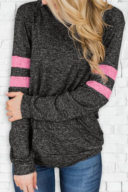 Classic Cool Striped Patchwork Green T-shirt