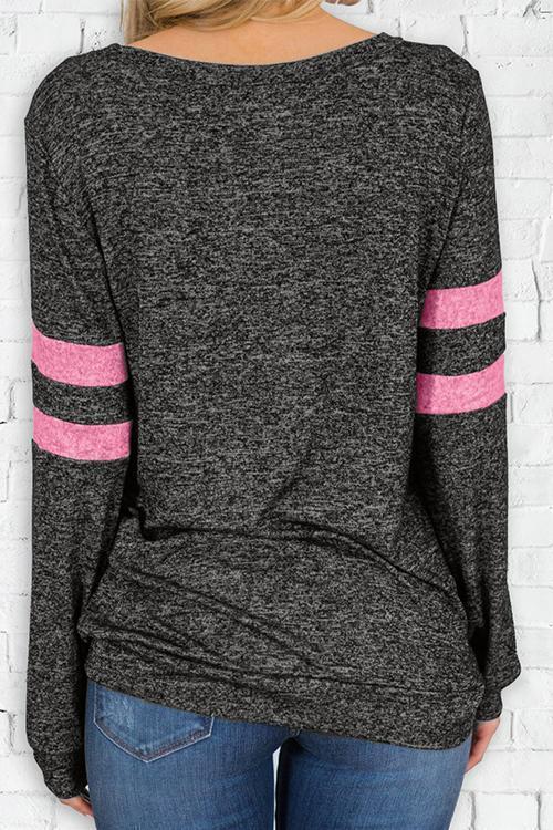 Classic Cool Striped Patchwork Green T-shirt