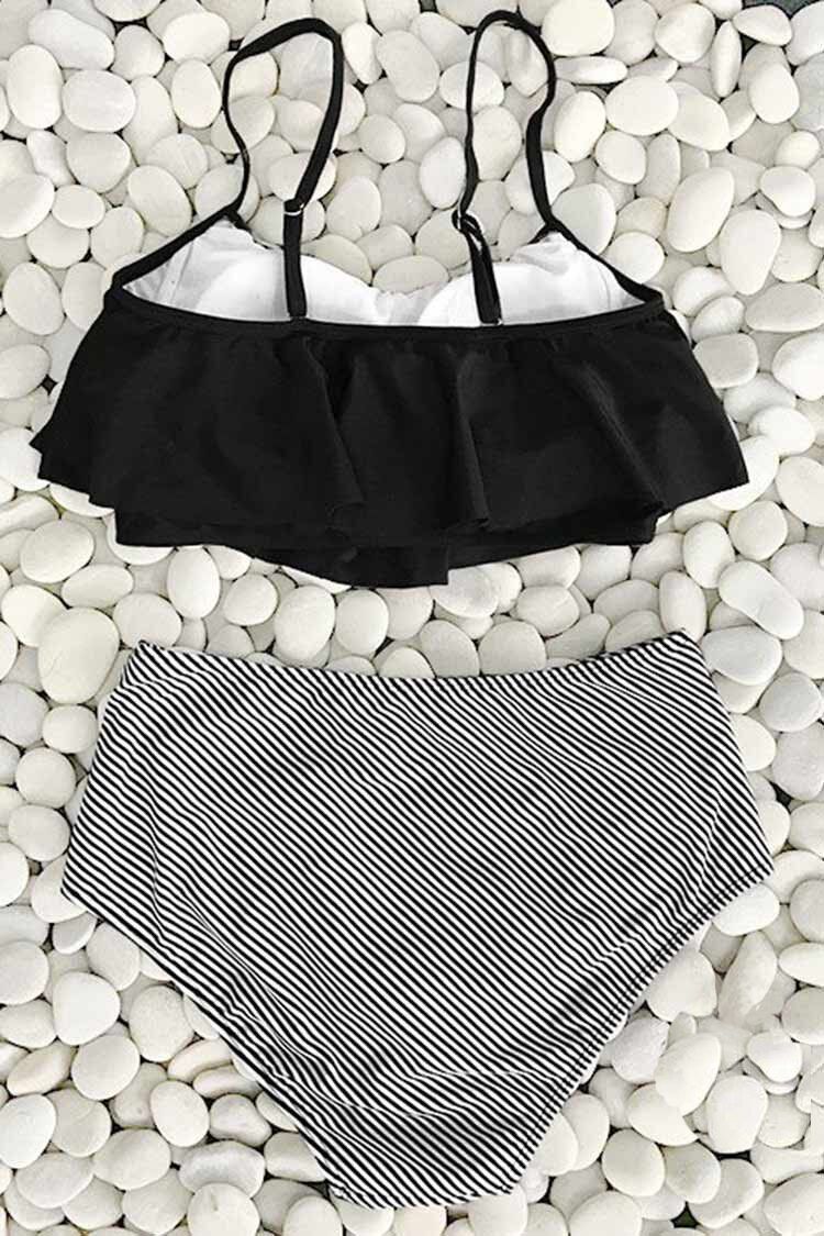 Venidress Flounce Printing Bikini Set