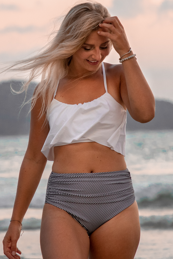 Venidress Flounce Printing Bikini Set