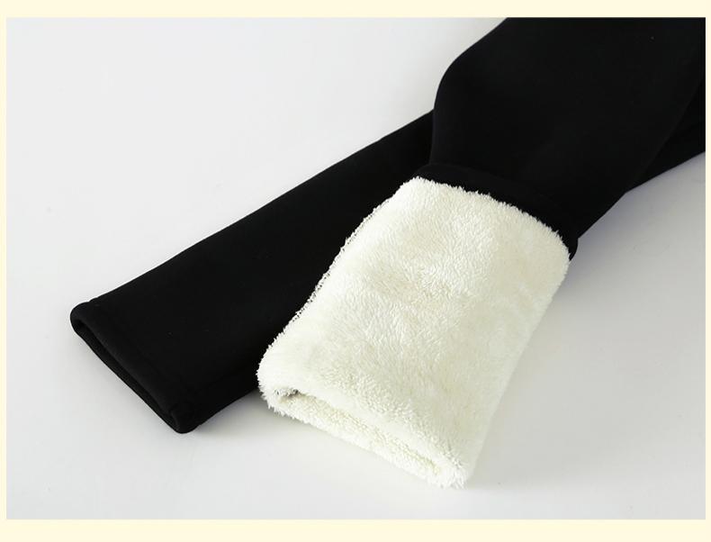 Women Warm Pants Winter Skinny Thick Velvet Wool Fleece