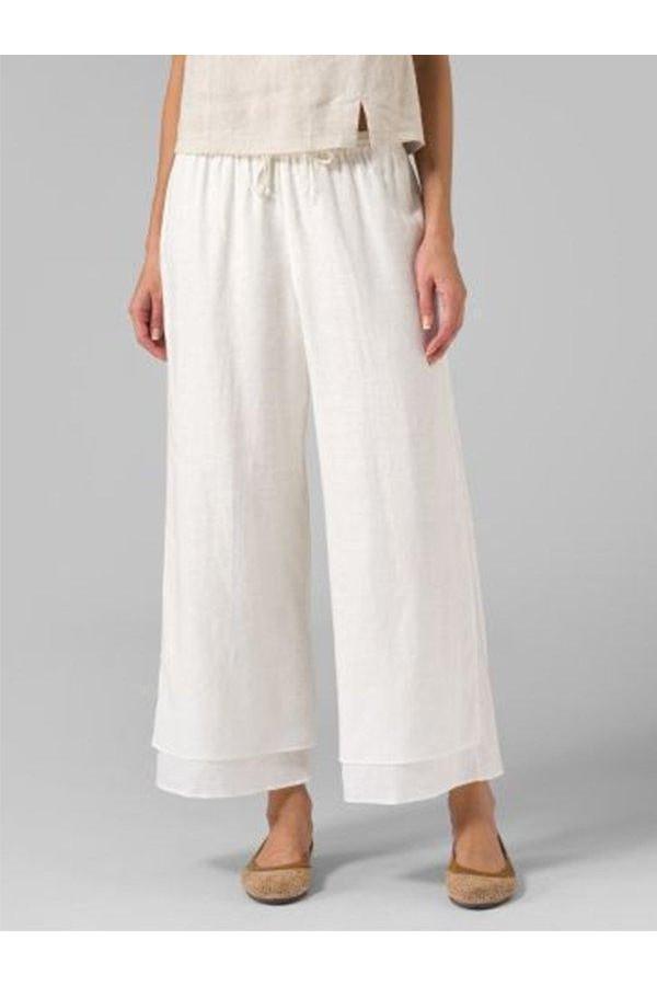 Women Casual Cotton Bottoms Pants