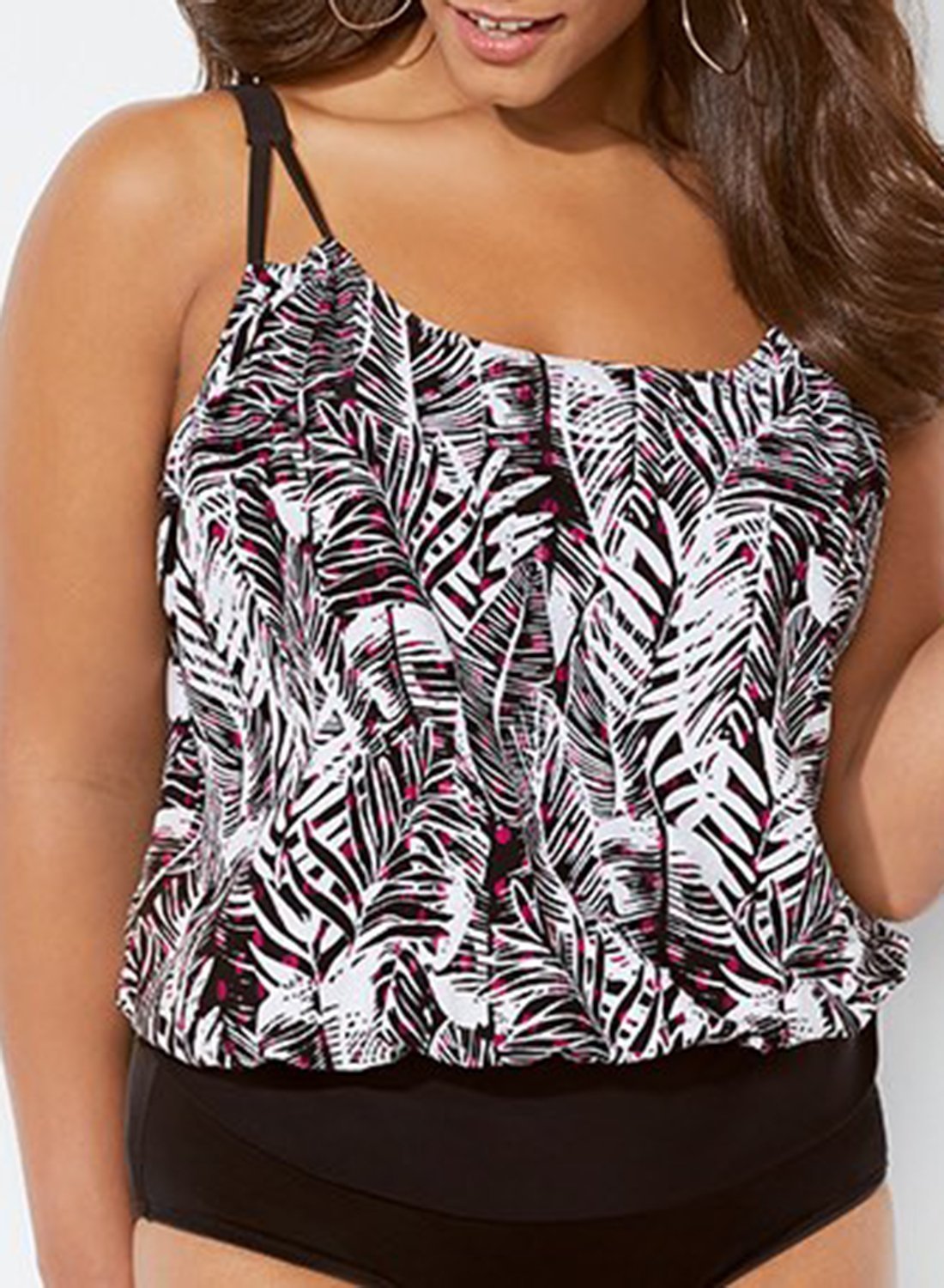 SPARROW LOOP STRAP BLOUSON TANKINI SET