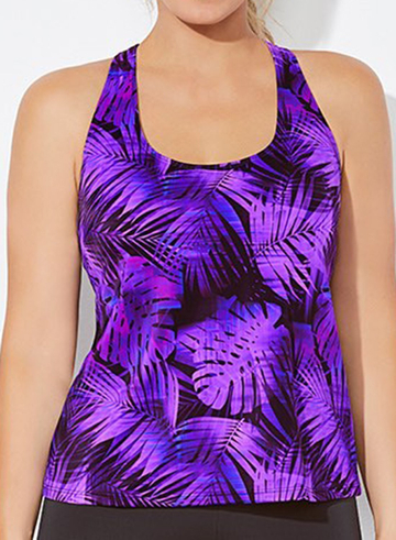 CHLORINE RESISTANT LUNA RACERBACK TANKINI SET