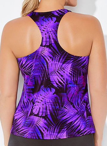 CHLORINE RESISTANT LUNA RACERBACK TANKINI SET