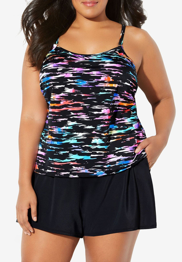 Color Storm Swim Romper