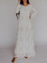 Pure Sexy Lace Floral Maxi Dress