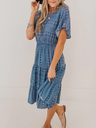 Pure Bohemian Print Midi Dress