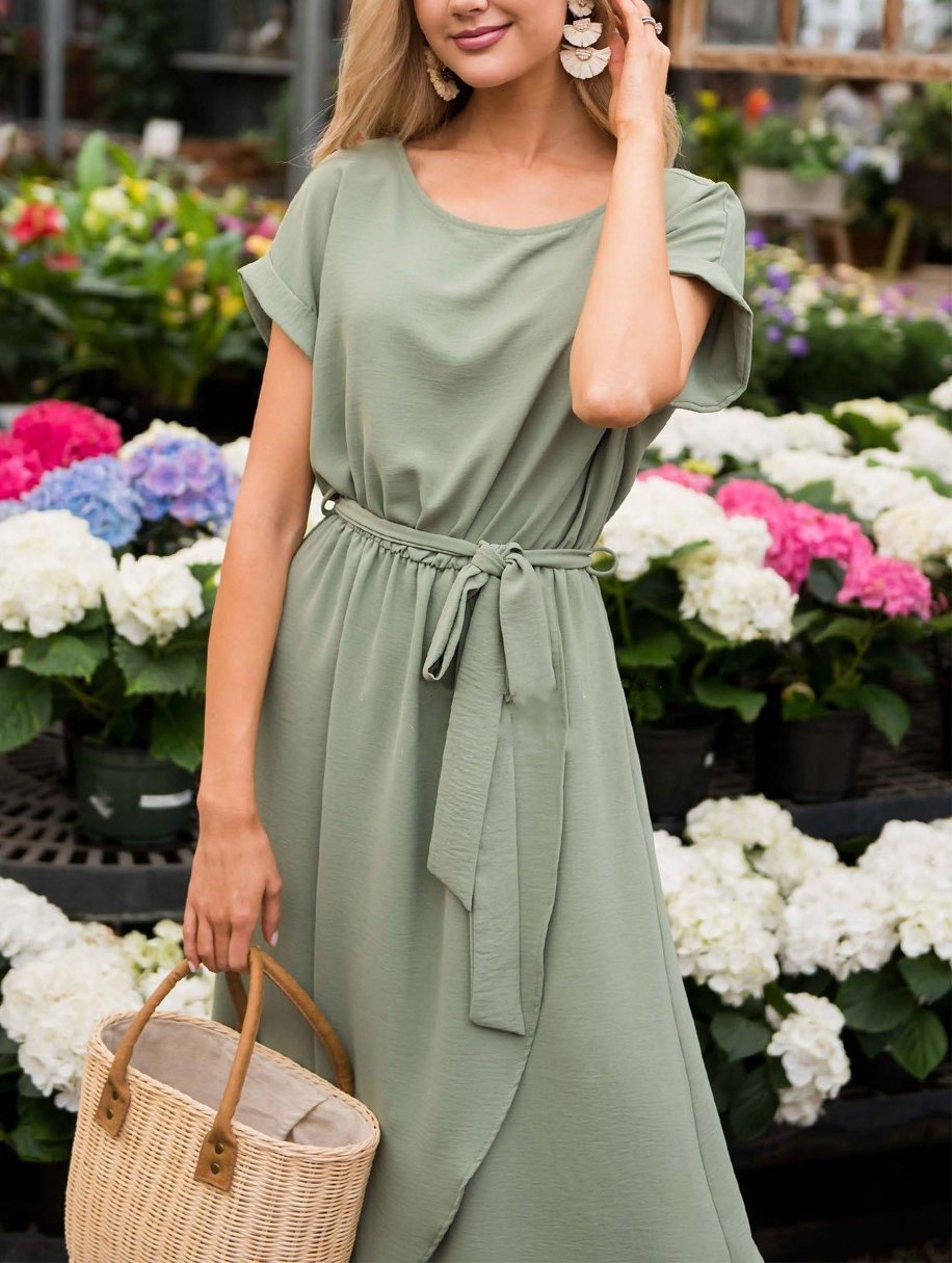 Pure fairy temperament lace maxi dress Clearance