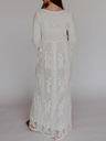 Pure Sexy Lace Floral Maxi Dress