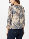 Paisley Bubble-Hem Top