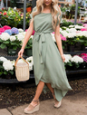 Pure Fairy Temperament Lace Maxi Dress