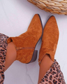 Fashion Wild Solid Color Short Boots