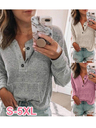 Long Sleeve Sweet Buttoned Sweaters