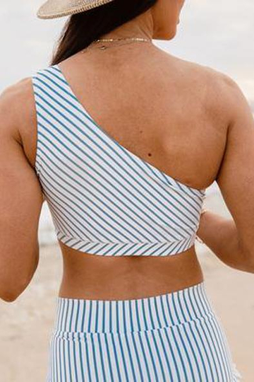 BREEZY STRIPE ICON SWIMSUIT