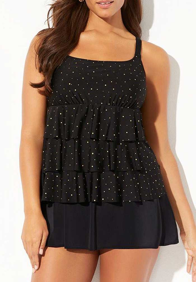 bedrock ruffle swimdress