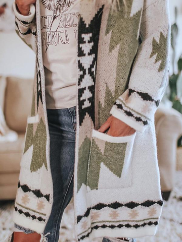 Vintage Tribal Knitted Cardigan