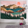 Forest Boho Prints Scarves & Mural Cloth