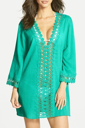 Plunging Tunic Cover Up