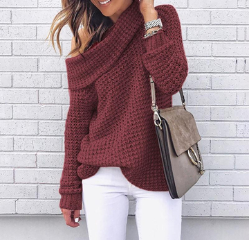 Elegant Off Shoulder Sweater