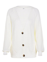 Stylish V-Neck Puffed Sleeves Cardigan