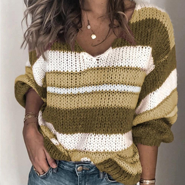 Luxury Gold Thread Weaving Sweater