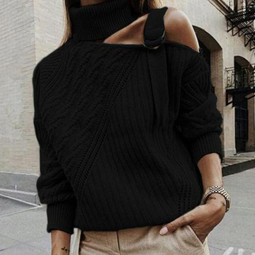 Chic Off Shoulder Sweater