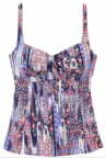 PRINT UNDERWIRE TANKINI SET