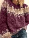 New Style Mohair Jacquard Sweater