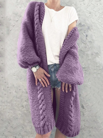 Autumn/Winter Loose Mid-length Cardigan