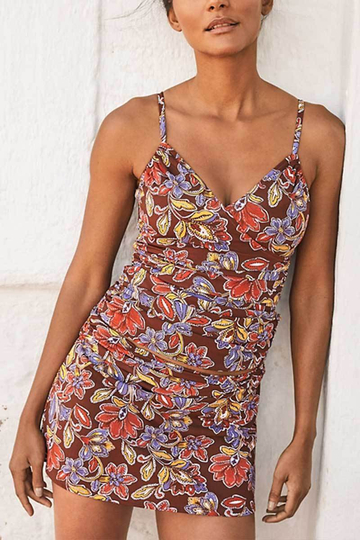 Ruched Swim Tankini Set