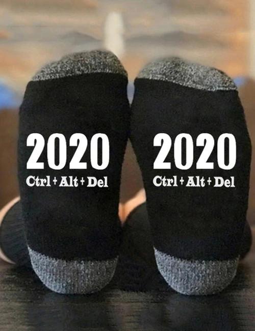 Download 2020 Ctrl Alt Del Unisex Crew Socks