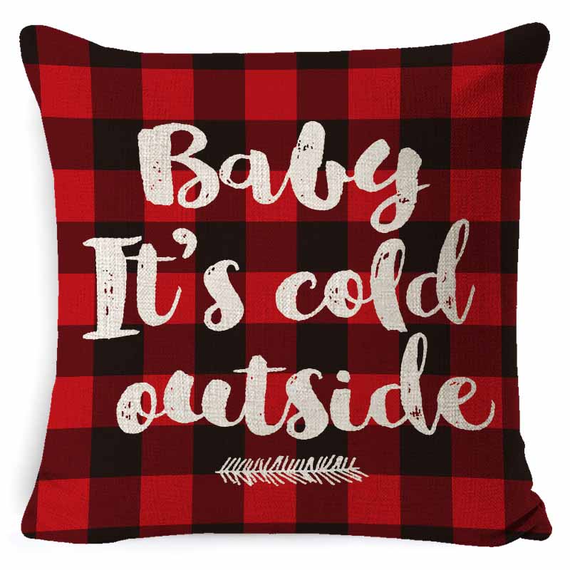 Christmas Print Pillowcase
