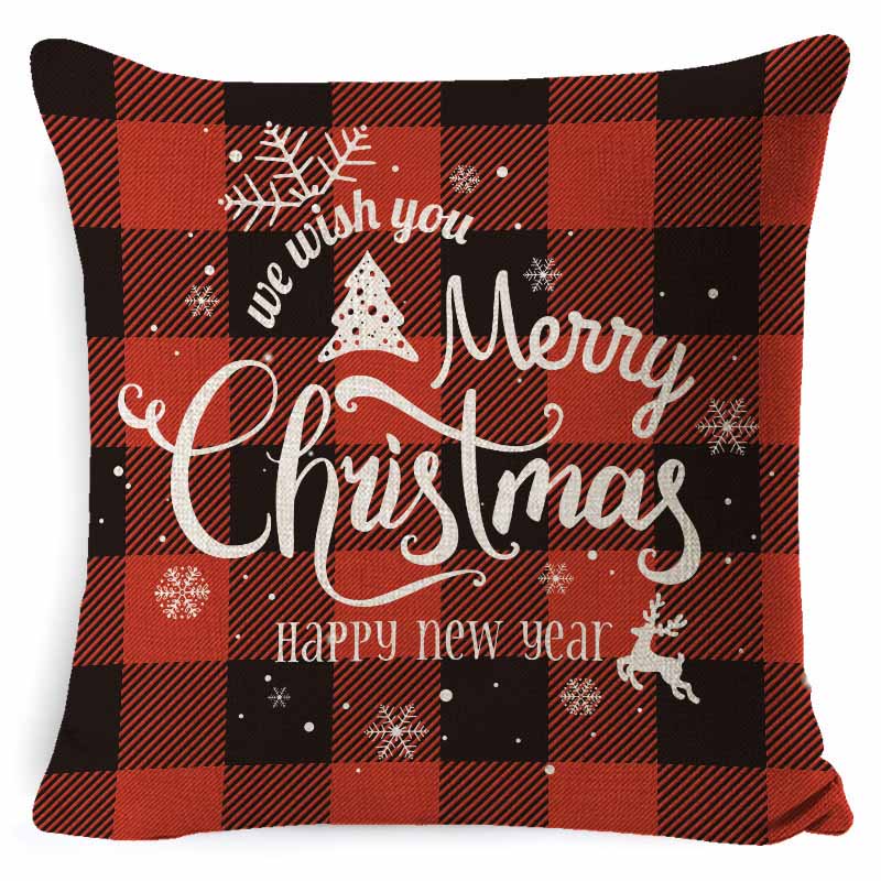 Christmas Print Pillowcase