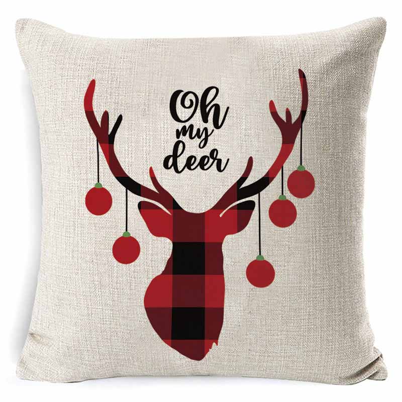 Christmas Print Pillowcase