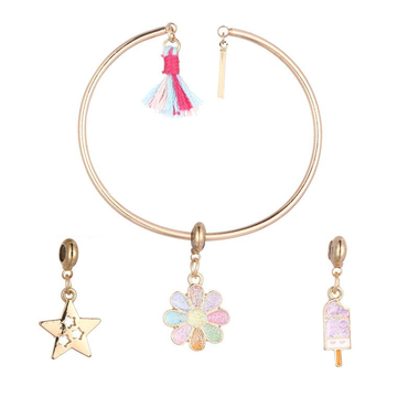 Children's bracelet cartoon ice cream five-pointed star flower set