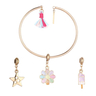 Children's bracelet cartoon ice cream five-pointed star flower set
