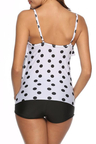 Multi-layer Dot Print Tankini Set