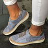 Women Breathable Hollow Slip On Walking Casual Flat Loafers