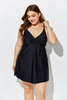 BLACK LIGHTWEIGHT BLOUSON TANKINI set