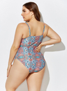 Autumn Strappy Plunge Underwire One Piece Swimsuit