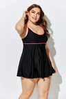 CERISE LINGERIE SWIMDRESS SET