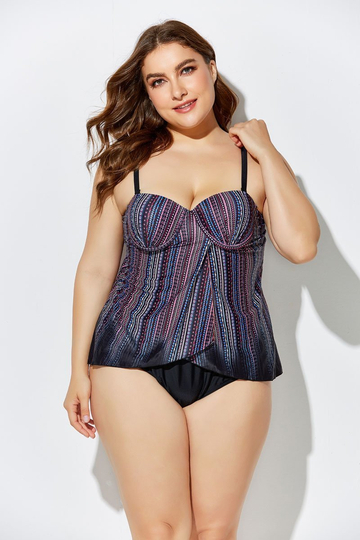 JIA FLYAWAY UNDERWIRE TANKINI SET