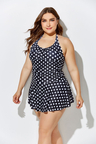 BLEDEL HALTER SWEETHEART SWIMDRESS SET