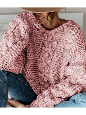 Women's Knitted Top Coat Knitted Sweater