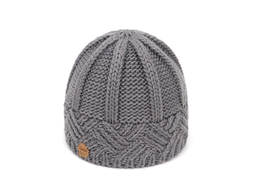 Retro Style Rhombus Check Wool Knit Hat