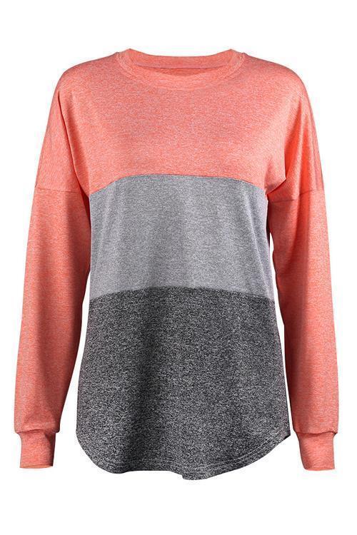 Patchwork Long Sleeves T-shirt